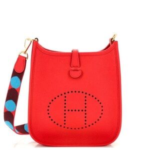 Hermes Evelyne Bag Gen III Maurice TPM Red